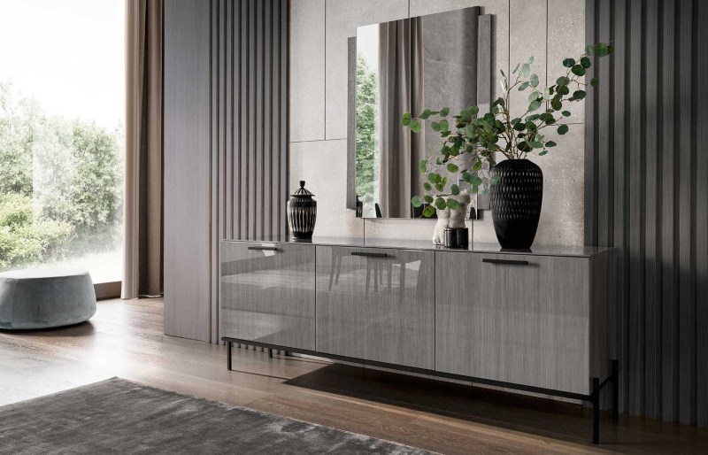 Novecento 3 Door Small Sideboard by ALF Italia