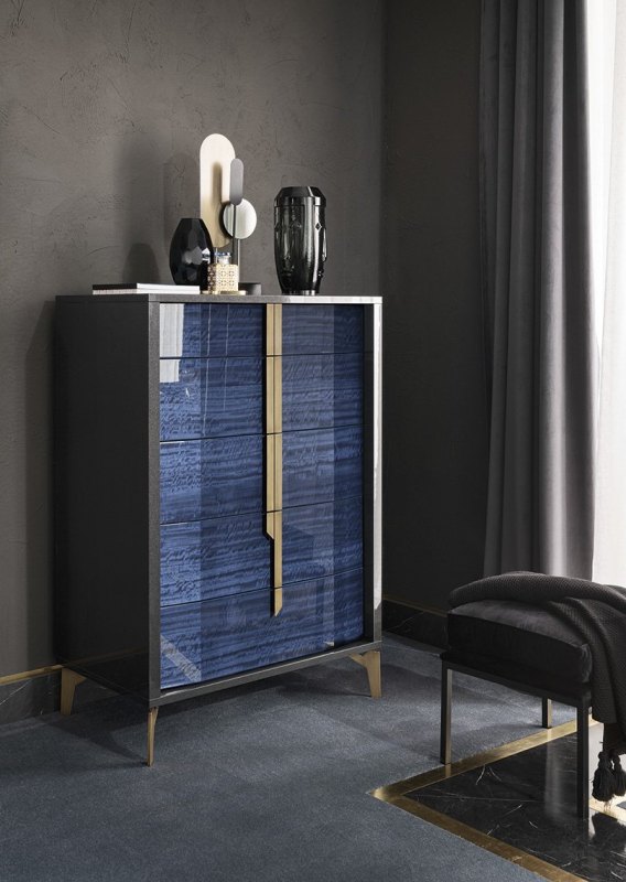 Oceanum 5 Drawer Tall Dresser by ALF Italia