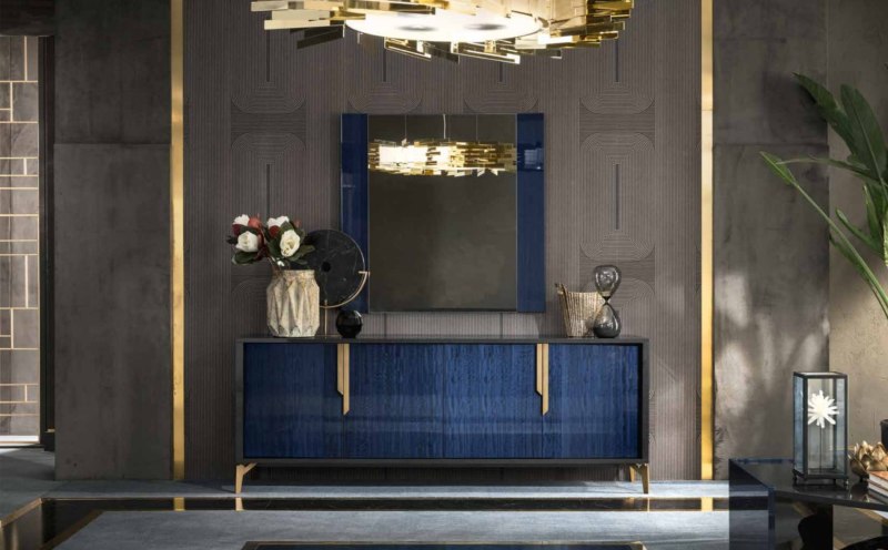 Oceanum 4 Door Small Sideboard by ALF Italia