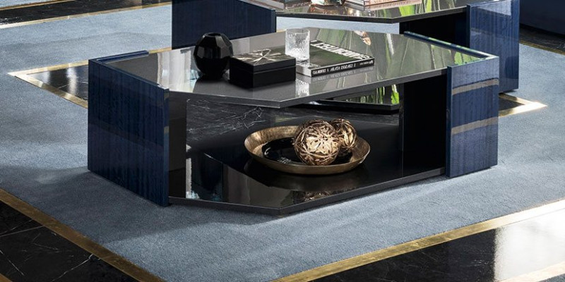 Oceanum Rectangular Coffee Table by ALF Italia
