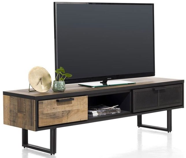 Avalon 200cm TV Unit with 2 Drawers & 1 Niche by Habufa