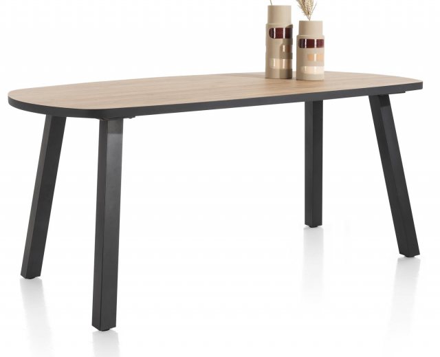 Avalox 200 x 110cm Fixed Oval Bar Table by Habufa