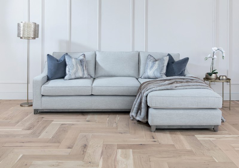 Georgia Chaise End Sofa (RHF) by Meridian Upholstery