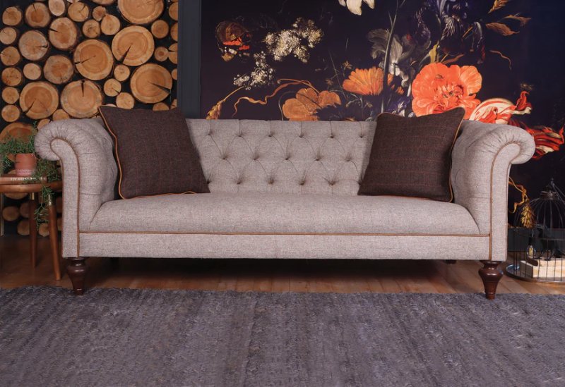 Regent Midi Sofa by Tetrad Harris Tweed Regent Midi Sofa by Tetrad Harris Tweed