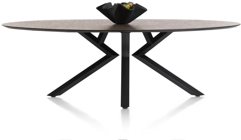 Masura 220 x 105cm Ellipse Dining Table by Habufa