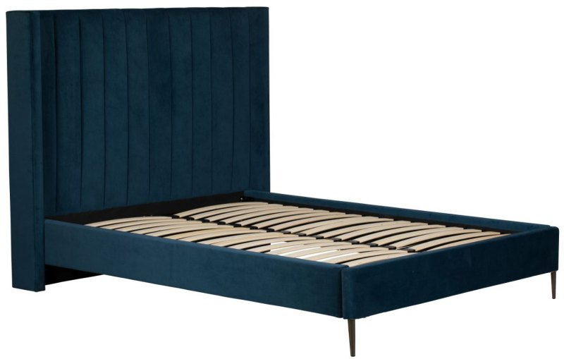 Teal Highback Bedframe (Kingsize)
