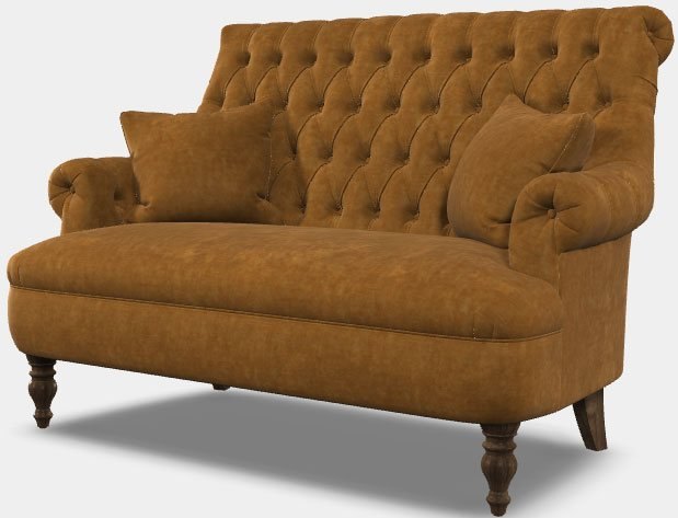 Pickering Compact 2 Seater Sofa by Wood Bros