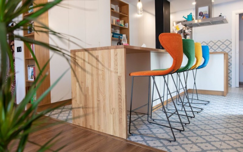 Burt Bar Stool (65cm Seat Height) by Fama