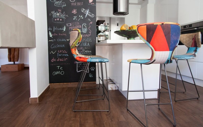 Burt Bar Stool (75cm Seat Height) by Fama