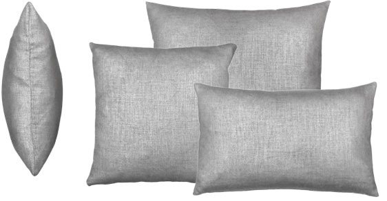 Aphrodite Anthracite Cushion (Three Sizes Available) by WhiteMeadow