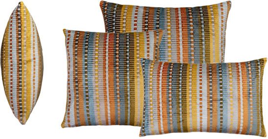 Ziani Teal Cushion (Three Sizes Available) by WhiteMeadow