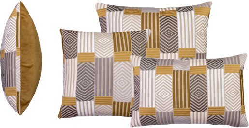 Blake Amber Cushion (Three Sizes Available) by WhiteMeadow