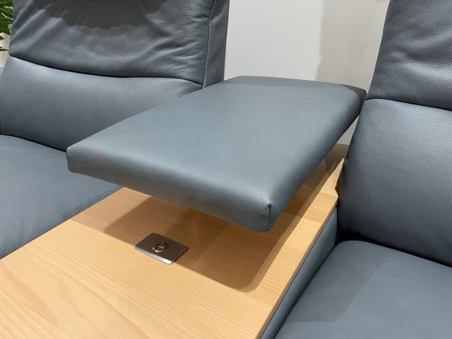 Optional Armrest Cover for Azure Table on 2.5 Seater Sofa by Himolla