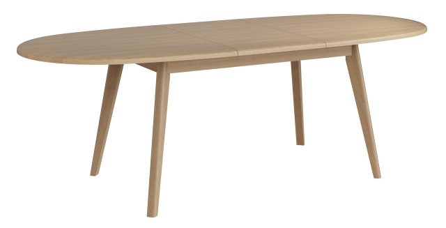 Luna Oval 180-230 x 100cm Extending Dining Table by TCH