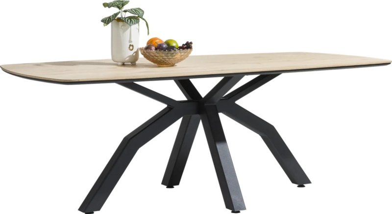 Livada 190 x 108cm Rounded Dining Table by Habufa