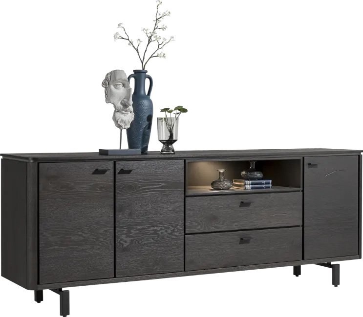 Livada 3 Door Sideboard (210cm) by Habufa