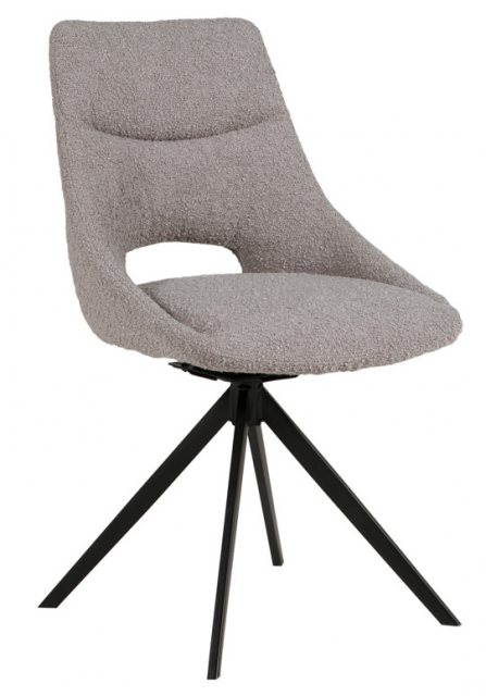 Barefoot Swivel Dining Chair (Grey) by Vida Living