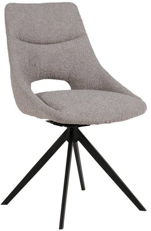 Barefoot Swivel Dining Chair (Grey) by Vida Living