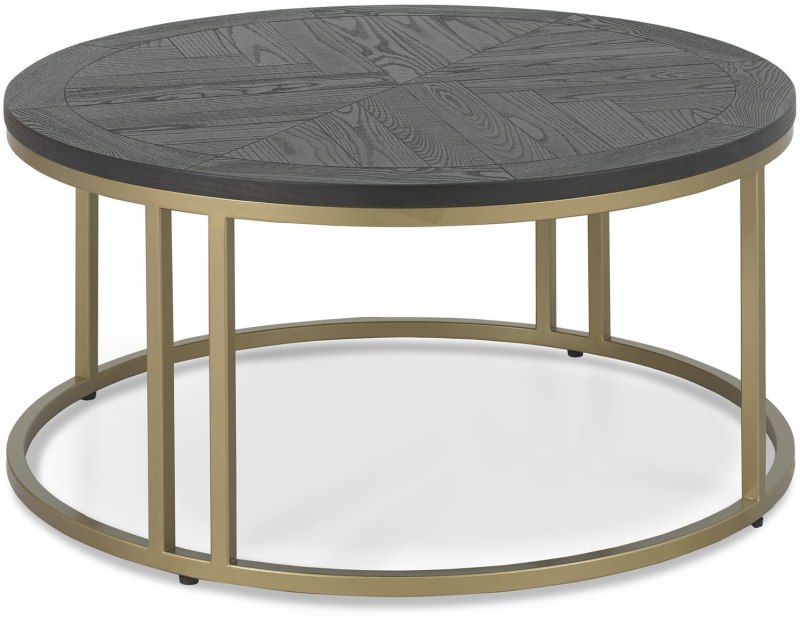 Chevron Peppercorn Ash Coffee Table by Bentley Designs