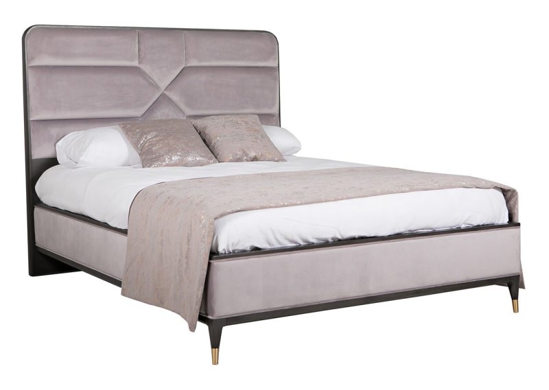Leotta Kingsize 5ft Bedframe (Ebony) by Vida Living