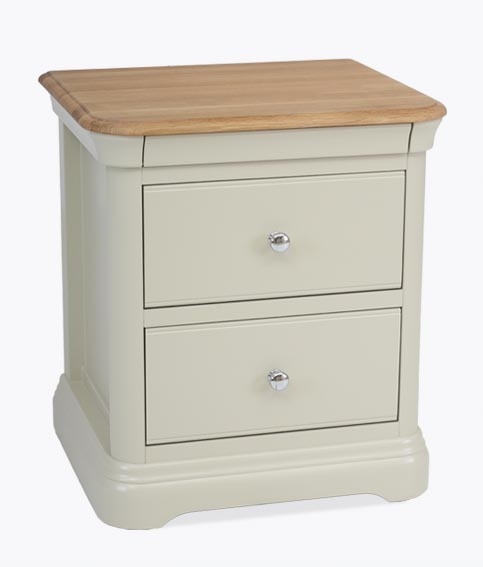 Cromby 2 Drawer Bedside Chest by TCH