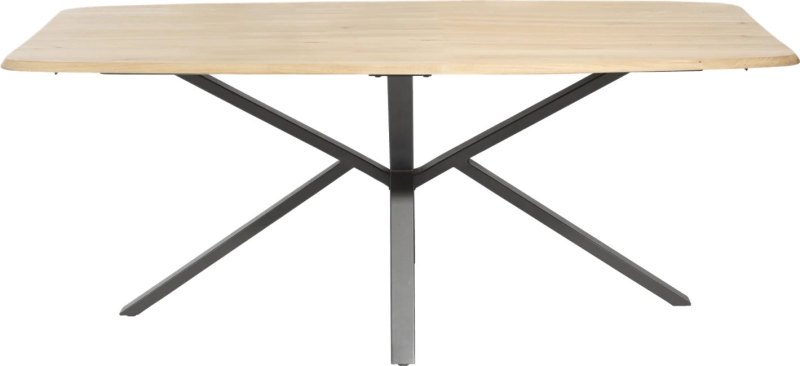 Home 190 x 110cm Rounded Dining Table by Habufa