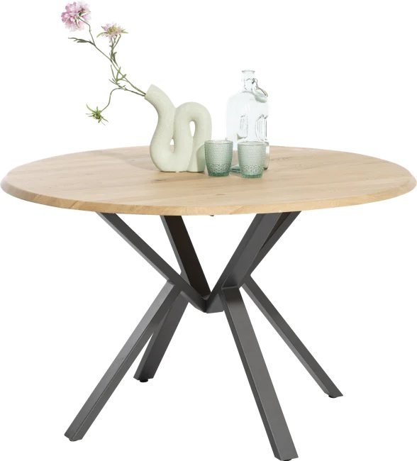 Home 125cm Round Dining Table by Habufa