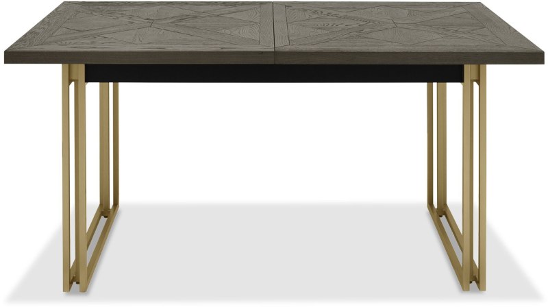Athens Fumed Oak 4-6 Seater Extending Dining Table by Bentley Designs