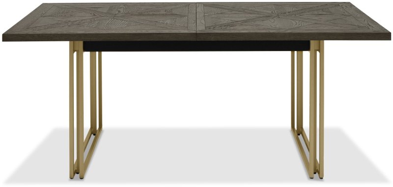 Athens Fumed Oak 6-8 Seater Extending Dining Table by Bentley Designs