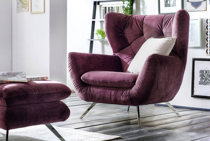 Glamour High Back Armchair by 3C Candy