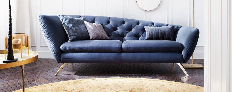 Glamour Highback Left Sofa (223cm) by 3C Candy