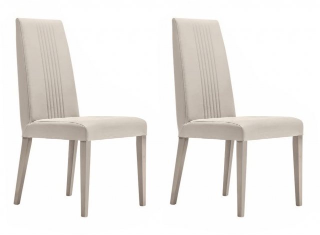 Pair of Claire Dining Chairs by ALF Italia
