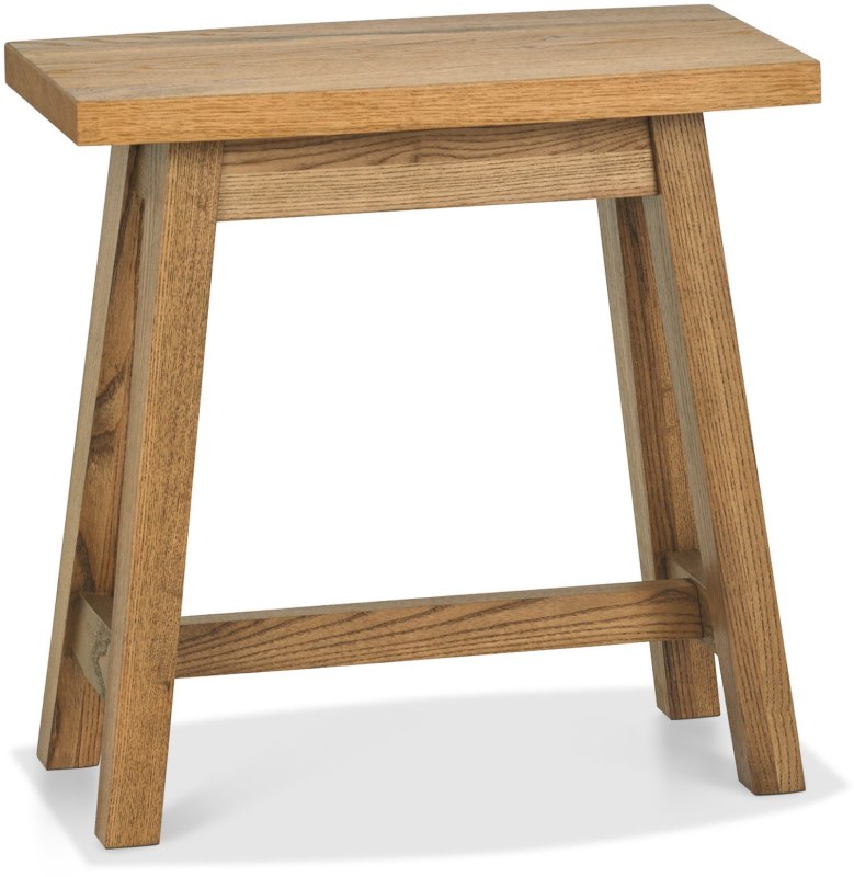 Regent Rustic Oak Side Table by Bentley Designs