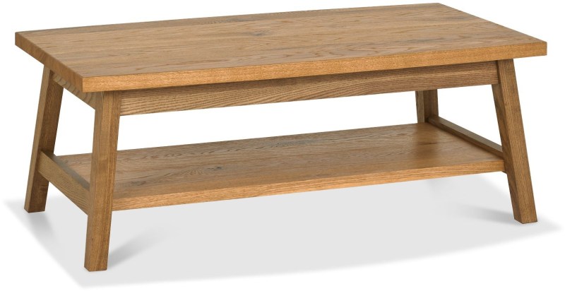 Regent Rustic Oak Coffee Table by Bentley Designs