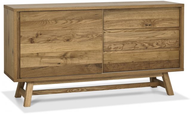 Regent Rustic Oak Wide Sideboard by Bentley Designs