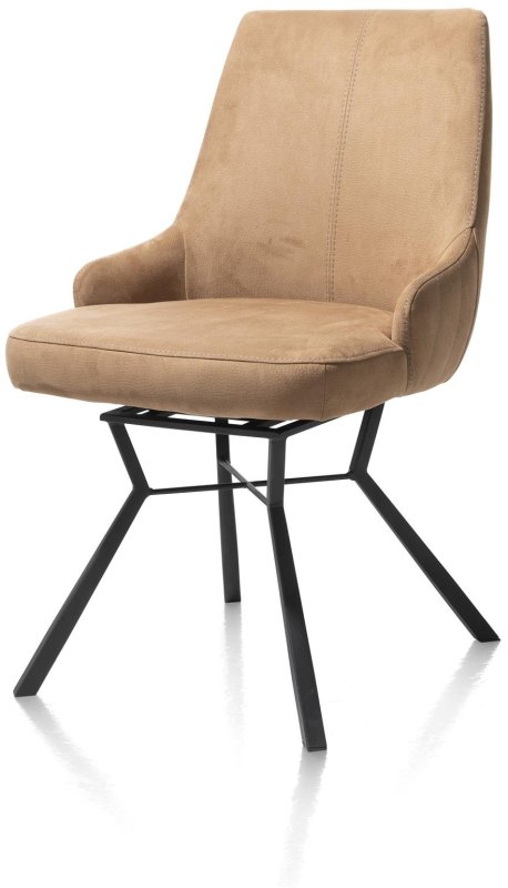 Thomas Swivel Dining Chair (Camel) by Habufa