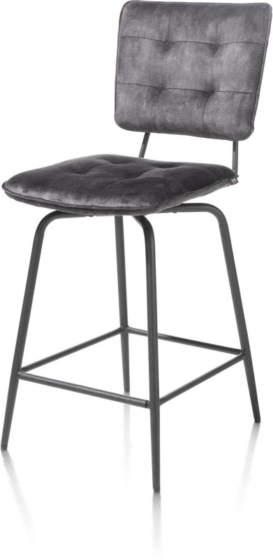 Manou Bar Chair (Anthracite) by Habufa