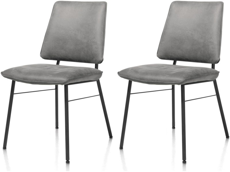 Fausto Dining Chair (Grey) by Habufa