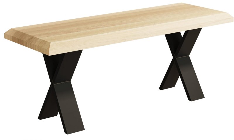 Reno 140cm Dining Bench (X Leg) by Bell & Stocchero