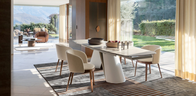 Apian 200cm-248cm or 296cm Extending Dining Table ( CS4132-S) by Calligaris