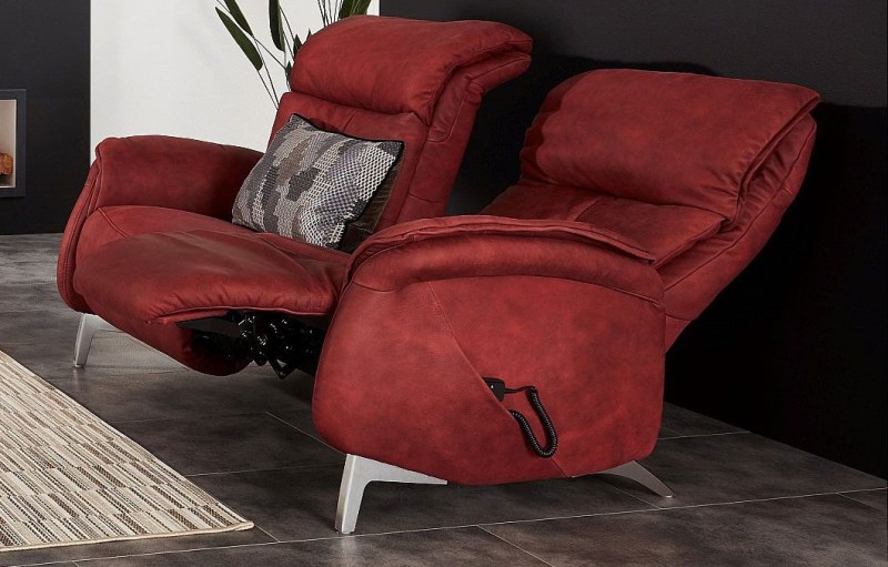 Swan 3 Seater Electric Recliner Sofa (4748-82PR) by Himolla