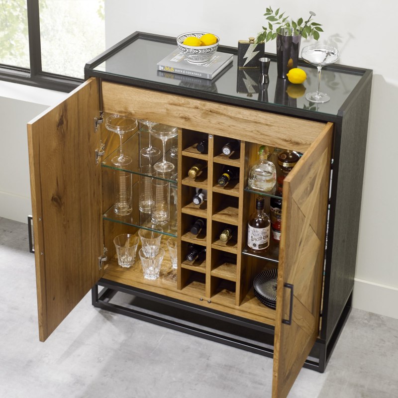 Indus Drinks Cabinet by Bentley Designs Indus Drinks Cabinet by Bentley Designs