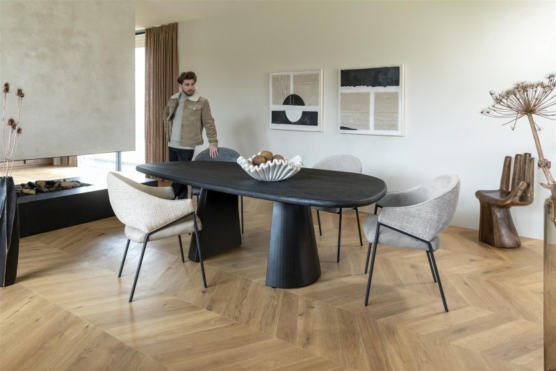 Arawood 140 x 140cm Round Dining Table (Natural) by Habufa