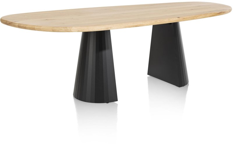 Arawood 210 x 120cm Teardrop Dining Table (Natural) by Habufa Arawood 210 x 120cm Teardrop Dining Table (Natural) by Habufa