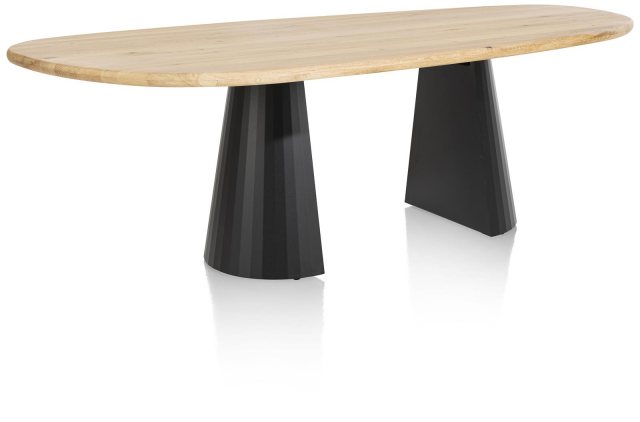 Arawood 210 x 120cm Teardrop Dining Table (Natural) by Habufa