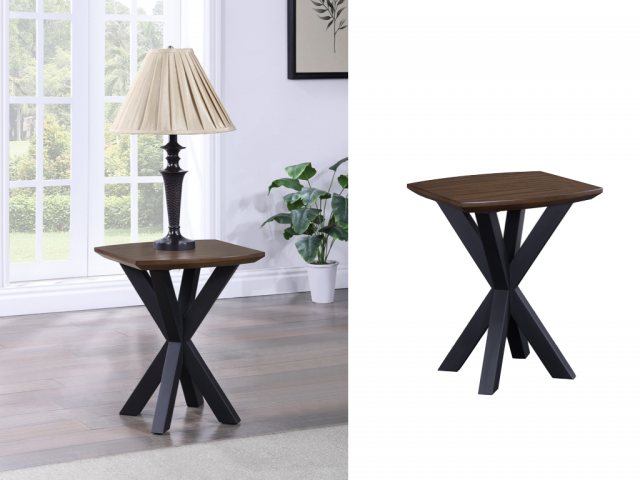 Sierra Curved Lamp Table