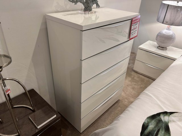 Onda 5 Drawer Tall Chest by Camel (Showroom Clearance)