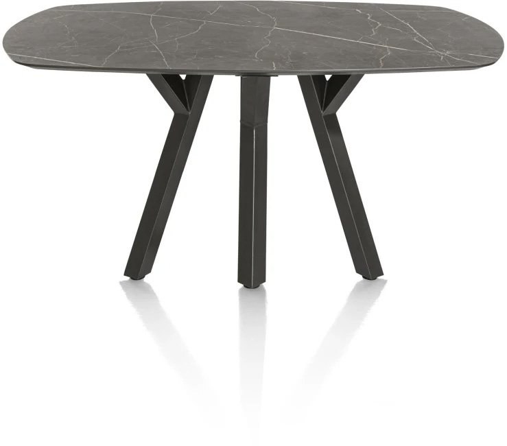 Minato 150 x 105cm Oval Dining Table (Onyx Finish) by Habufa Minato 150 x 105cm Oval Dining Table (Onyx Finish) by Habufa
