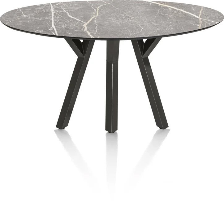 Minato 180 x 100cm Ellipse Dining Table (Light Grey Finish) by Habufa Minato 180 x 100cm Ellipse Dining Table (Light Grey Finish) by Habufa