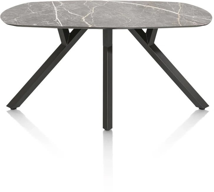Minato 200 x 105cm Oval Dining Table (Light Grey Finish) by Habufa Minato 200 x 105cm Oval Dining Table (Light Grey Finish) by Habufa